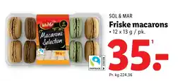 Lidl SOL & MAR Friske macarons tilbud