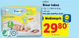Lidl LUPILU Bleer tubes tilbud