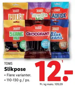 Lidl TOMS Slikpose tilbud