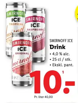 Lidl SMIRNOFF ICE Drink tilbud
