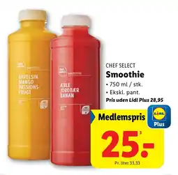 Lidl CHEF SELECT Smoothie tilbud
