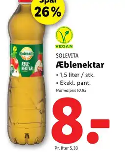 Lidl SOLEVITA Æblenektar tilbud