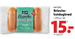 Lidl HATTING Brioche- hotdogbrød tilbud