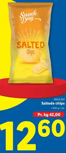 Lidl SNACK DAY Saltede chips tilbud