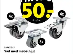 Lidl PARKSIDE® Sæt med møbelhjul tilbud