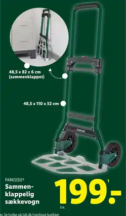 Lidl PARKSIDE® Sammen- klappelig sækkevogn tilbud
