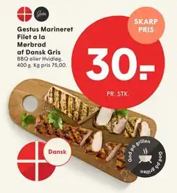 SPAR Gestus Marineret Filet a la Mørbrad af Dansk Gris, DKK 30 tilbud