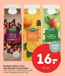 SPAR Rynkeby Nektar eller Sød Blandet Frugt & Bær, DKK 16 tilbud