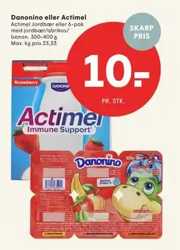 SPAR Danonino eller Actimel, DKK 10 tilbud