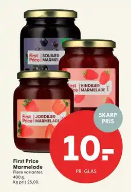 SPAR First Price Marmelade, DKK 10 tilbud