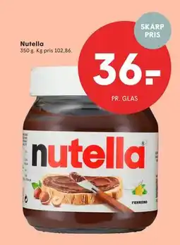 SPAR Nutella, DKK 36 tilbud