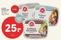 SPAR K-Salat Pålægssalat, DKK 25 tilbud