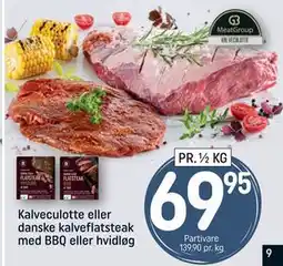 REMA 1000 Kalveculotte eller danske kalveflatsteak med BBQ eller hvidløg, DKK 69.95 tilbud