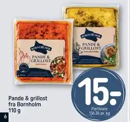 REMA 1000 Pande & grillost fra Bornholm 110 g, DKK 15 tilbud