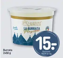 Burrata 2x50 g, DKK 15