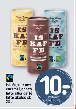 REMA 1000 Iskaffe creamy caramel, choco latte eller caffé latte økologisk 23 cl, DKK 10 tilbud