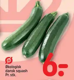 REMA 1000 Økologisk dansk squash Pr. stk., DKK 6 tilbud