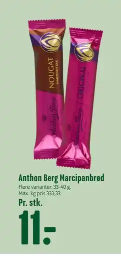 Min Købmand Anthon Berg Marcipanbrød, DKK 11 tilbud
