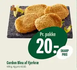 Min Købmand Cordon Bleu af Fjerkræ, DKK 20 tilbud