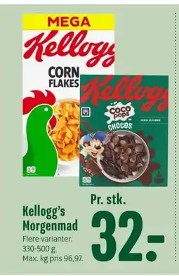 Min Købmand Kellogg’s Morgenmad, DKK 32 tilbud