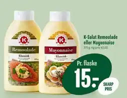 Min Købmand K-Salat Remoulade eller Mayonnaise, DKK 15 tilbud
