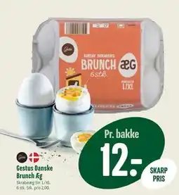 Min Købmand Gestus Danske Brunch Æg, DKK 12 tilbud
