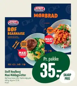 Min Købmand Steff Houlberg Maxi Middagsretter, DKK 35 tilbud