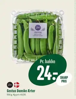 Min Købmand Gestus Danske Ærter, DKK 24 tilbud