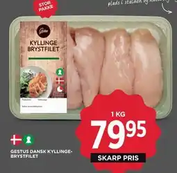 MENY GESTUS DANSK KYLLINGEBRYSTFILET, DKK 79.95 tilbud