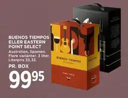 MENY BUENOS TIEMPOS ELLER EASTERN POINT SELECT, DKK 99.95 tilbud