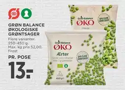 MENY GRØN BALANCE ØKOLOGISKE GRØNTSAGER, DKK 13 tilbud