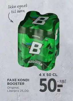 MENY FAXE KONDI BOOSTER, DKK 50 tilbud