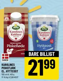 Løvbjerg KAROLINES PISKEFLØDE EL. HYTTEOST tilbud