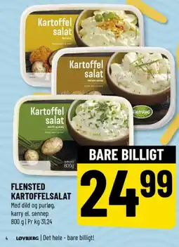 Løvbjerg FLENSTED KARTOFFELSALAT tilbud