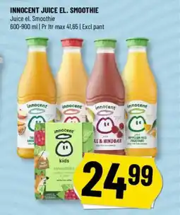 Løvbjerg INNOCENT JUICE EL. SMOOTHIE tilbud