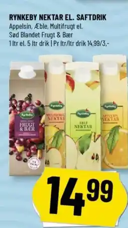 Løvbjerg RYNKEBY NEKTAR EL. SAFTDRIK Appelsin, Æble, Multifrugt el. tilbud