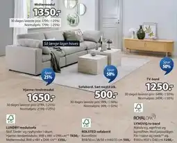 JYSK ROLSTED sofabord, DKK 500 tilbud