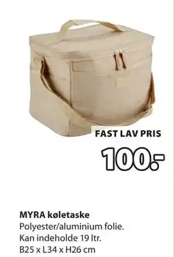 JYSK MYRA køletaske, DKK 100 tilbud