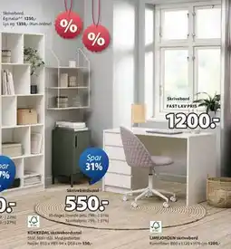 JYSK LIMFJORDEN skrivebord tilbud