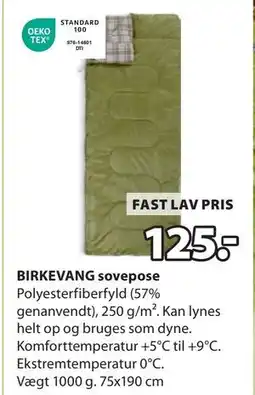 JYSK BIRKEVANG sovepose, DKK 125 tilbud