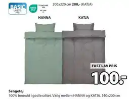JYSK Sengetøj tilbud