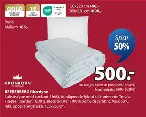 JYSK BEERENBERG fiberdyne tilbud