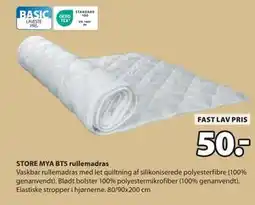 JYSK STORE MYA BT5 rullemadras, DKK 50 tilbud