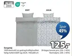 JYSK Sengetøj, DKK 125 tilbud