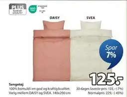 JYSK Sengetøj, DKK 125 tilbud