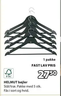 JYSK HELMUT bøjler, DKK 27.5 tilbud