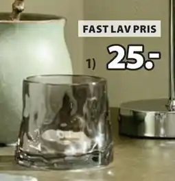 JYSK GUDMAN fyrfadsstage Glas, DKK 25 tilbud