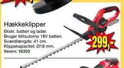 Harald Nyborg Hækkeklipper, DKK 299 tilbud