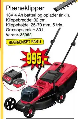 Harald Nyborg Plæneklipper, DKK 995 tilbud