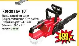 Harald Nyborg Kædesav 10”, DKK 499 tilbud